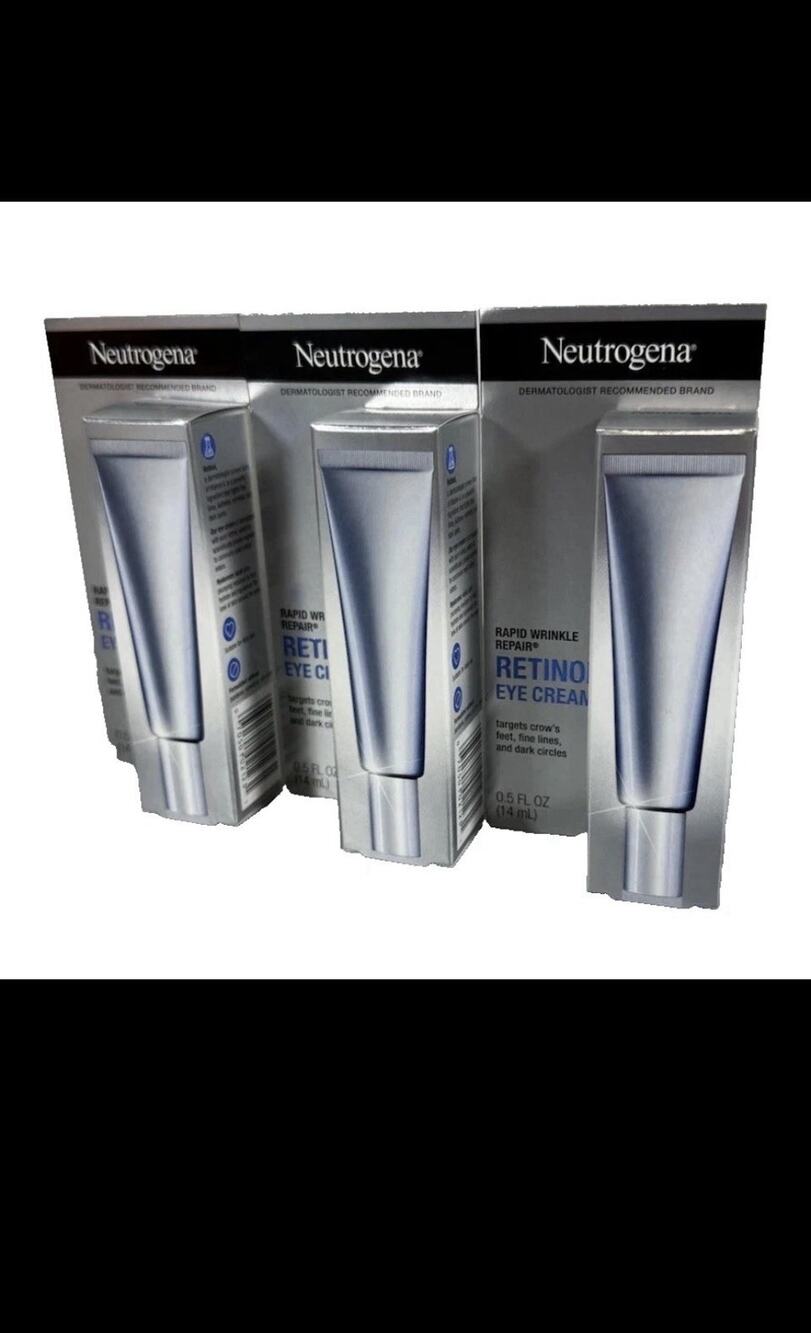 Neutrogena Rapid Wrinkle Repair Eye Cream 0.5 oz. 14ml 3 Pack Sealed